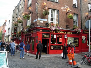 Il mitico Temple bar a Dublino