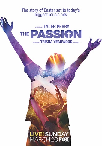 This is a poster from "The Passion," a two-hour, live musical event being broadcast by Fox from New Orleans on Palm Sunday, March 20. The Scripture-based narrative, written by Peter Barsocchini, will unfold live on a stage erected in the city's Woldenberg Park and through a series of pre-taped segments broadcast on the stage's jumbo screen. (CNS photo/courtesy Clarion Herald) See PALM-SUNDAY-LIVE-MUSICAL March 14, 2016.