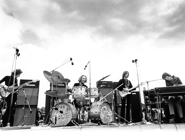 Blind Faith: Eric Clapton, Rick Gretsch, Ginger Baker, teve Winwood at the Hyde Park, London. June 1969  ©2002 Barrie Wentzell_Star File